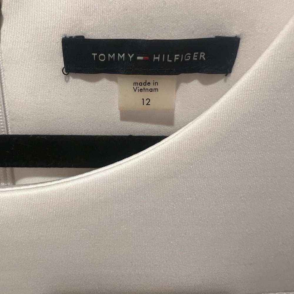 Tommy Hilfiger Black and White Asymmetrical Dress - Picture 3 of 5